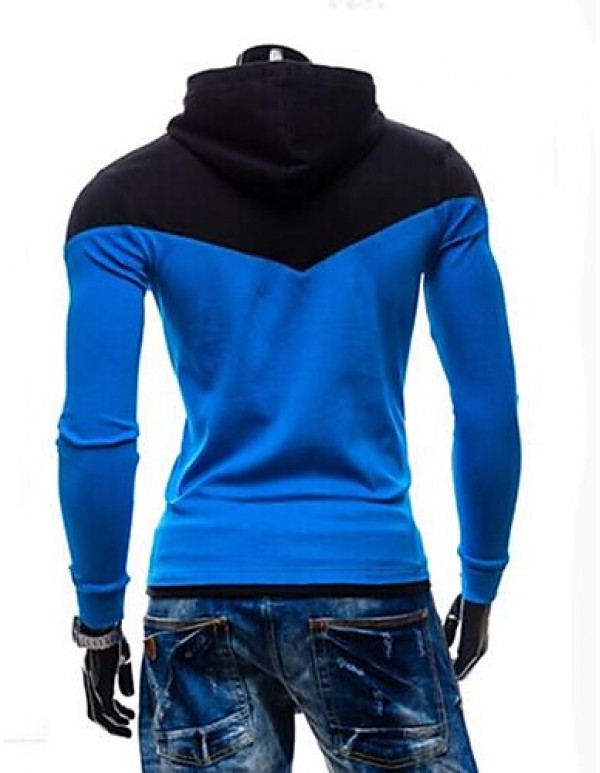 Men's Black/Red/Gray Hoodie & Sweatshirt,Long Sleeve  
