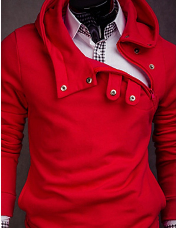Men's Long Sleeve Hoodie & Sweatshirt , Cotton Pure  